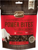 ขนมสุนัข Merrick Power Bites Soft + Chewy Dog Treats สูตร Real Beef ขนาด 170 g