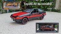 โมเดลรถเหล็ก#โมเดลรถ1:24#โมเดลรถสะสม#โมเดลรถของเล่น#โมเดลรถ Toyota AE 86 Initial D(scale 1:24)฿490. ของแท้  สินค้ามีในกทม.พร้อมส่ง