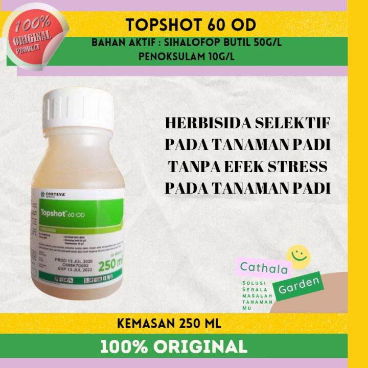 TOPSHOT 60 OD KEMASAN 250 ML | HERBISIDA SELEKTIF PADA TANAMAN PADI ...