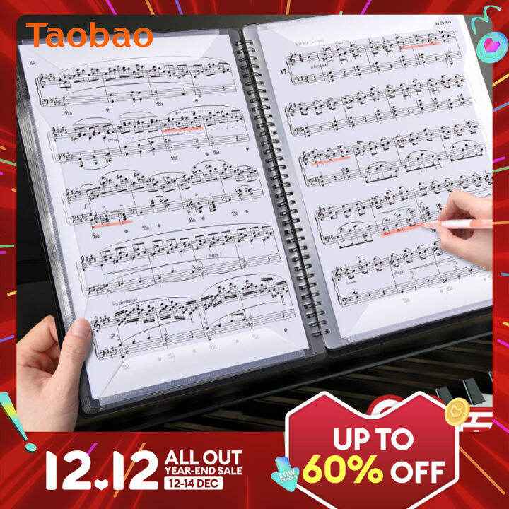 Sheet Music Folder Spectrum Clip Folder Black NonReflective Can Be