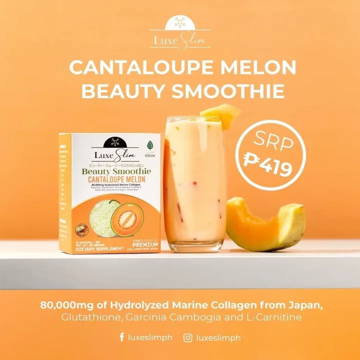 Luxe Slim Beauty Smoothie Cantaloupe Melon by Anna Magkawas | Lazada PH