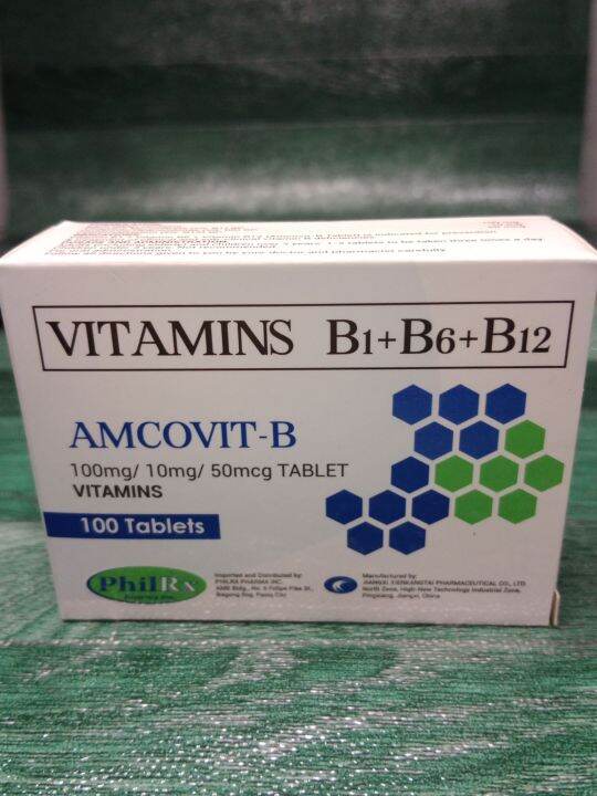 Vitamin B Complex 100 tablets per box for Nerves Vitamins Lazada PH