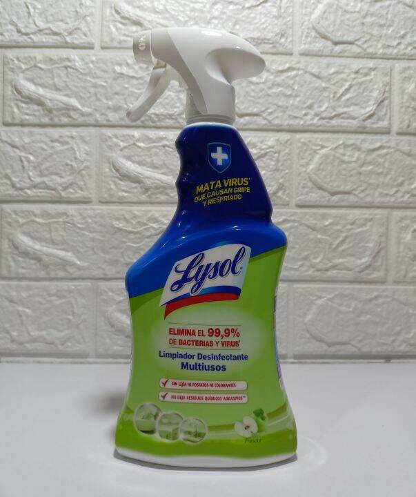LYSOL All purpose disinfectant spray (GREEN APPLE) 500ml Lazada PH
