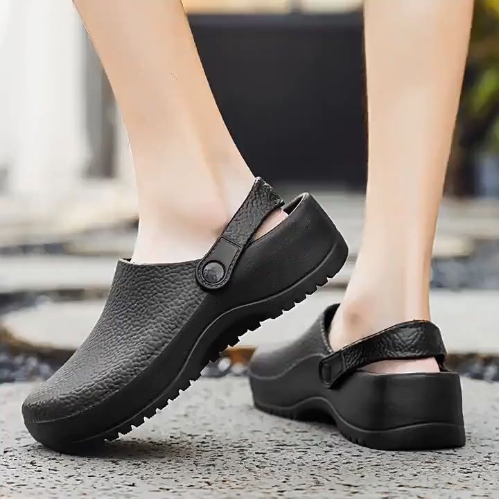 Chef Shoes for Men Women Chef Shoes for Women Kitchen Chef Shoes Baotou shoes  Clog Shoes for Men Waterproof and Anti Scalding Anti slip and  wear-resistant Medical Shoes to Prevent Foot Injuries
