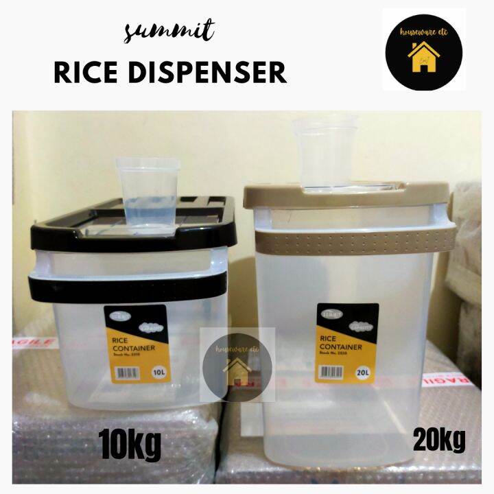 20L SUMMIT RICE DISPENSER Lazada PH