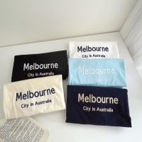 Bettercotton | S206 Melbourne city in austraria ? เสื้อโอเวอร์ไซต์ oversize เสื้อยืดผ้า cotton