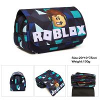 กระเป๋าดินสอ กระเป๋าใส่เครื่องเขียน ลาย ROBLOX ใบใหญ่ มี2ช่อง จุได้เยอะ งานดี ตรงปก กล่องดินสอ