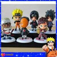 โมเดลนารูโตะ 6ตัว/ชุด Naruto มาดาระ ซาสึเกะ สัตว์หาง ของขวัญ ของเล่น สวยมาก