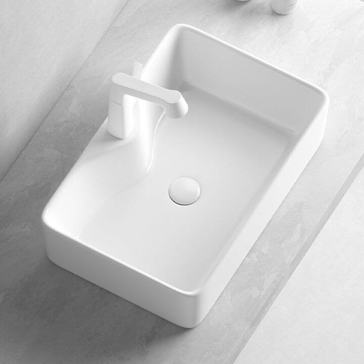 Simple Table Basin Rectangular Wash Basin Single Basin Home Art Wash