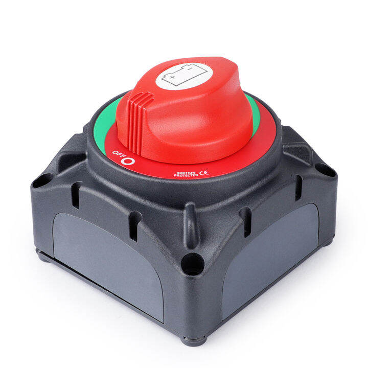 Cut Off Heavy Duty Double Pole Battery Switch DC 48V 400Amp Ignition Protected Marine Boat Dual