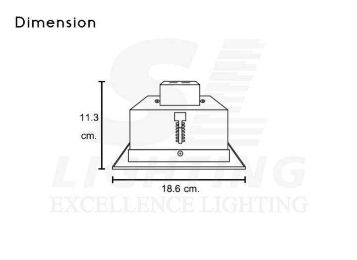 sl-lighting-recessed-downlight-adjustable-bulb-ar111โคมไฟดาวน์ไลท์-แบบฝังฝ้า-sl-6-561-sl-6-562-ฐานทรงสี่เหลี่ยม-มาพร้อมหลอด