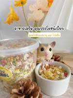 อาหารเสริมสัตว์เลี้ยงอาหารชูการ์ไกรเดอร์สูตรผลไม้อบแห้ง 400 g