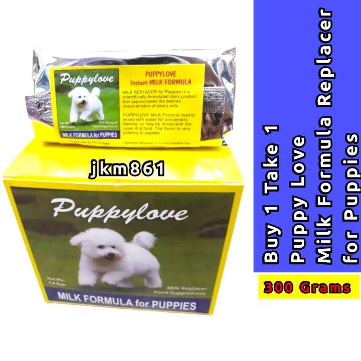 Puppylove Milk Formula for Puppies 300g 100 Grams Repacked and Puppy Lab 200 grams Goats