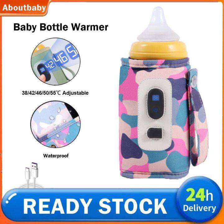 Portable Milk Bottle Warmer 5speeds Adjustment Temperature Baby Bottle