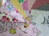 50ชิ้น12×12ซม.ผ้าตัดสำเร็จสำหรับงานคลิวท์ งานต่อผ้า คละลาย คละสี  quilt patch work  dye cut งานฝีมื scrapbook