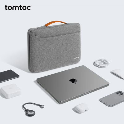 Tomtoc กระเป๋าคอมพิวเตอร์16นิ้วกระเป๋าโน๊ตบุ๊คแบบถือ14นิ้วเคสป้องกัน M2สำหรับ Apple 2023รุ่นใหม่15นิ้ว MacBook Pro/air13นิ้ว