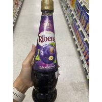 เครื่องดื่ม น้ำแบล็คเคอร์แรนท์ เข้มข้น ( ตรา ไรบีนา ซิน 1938 ) 850 Ml. Concentrated Blackcurrant Juice Drink ( Ribena Since 1938 Brand )