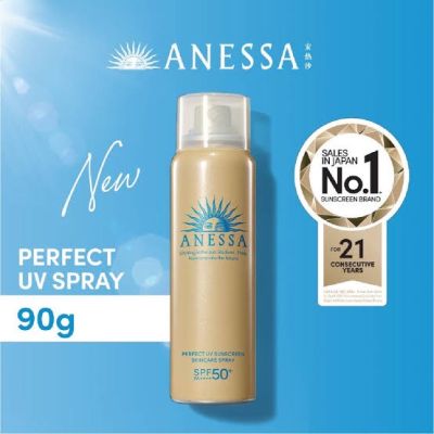 Anessa Perfect UV Spray Sunscreen Aqua Booster SPF 50 PA+++ แอนเนสซ่า เสปรย์กันแดด ป้องกันแสงแดดสูงสุด
