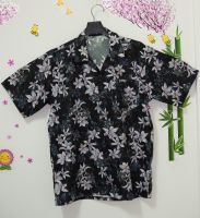 เสื้อฮาวาย เสื้อเชิ้ต  เสื้อวินเทจ Hawaii ผ้านิ่มใส่สบายไม่ร้อน ตัวใหญ่คนใส่สูง 180 cm ใส่ได้สบาย

- ผลิตจากผ้ามัสลิน ใส่สบาย ไม่ติดตัว ระบายความร้อนได้ดี เหมาะสำหรับเมืองร้อน
- กระดุมทุกเม็ดทำจากไม้กะลามะพร้าว
- ตัดเย็บอย่างดีจากช่างผู