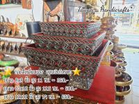 Tawaii Handicrafts : ถาด ถาดไม้ ถาดโบราณ สีเงิน