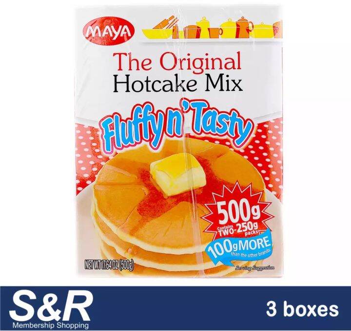 MAYA The Original Hotcake Mix Fluffy and taste 3boxes | Lazada PH