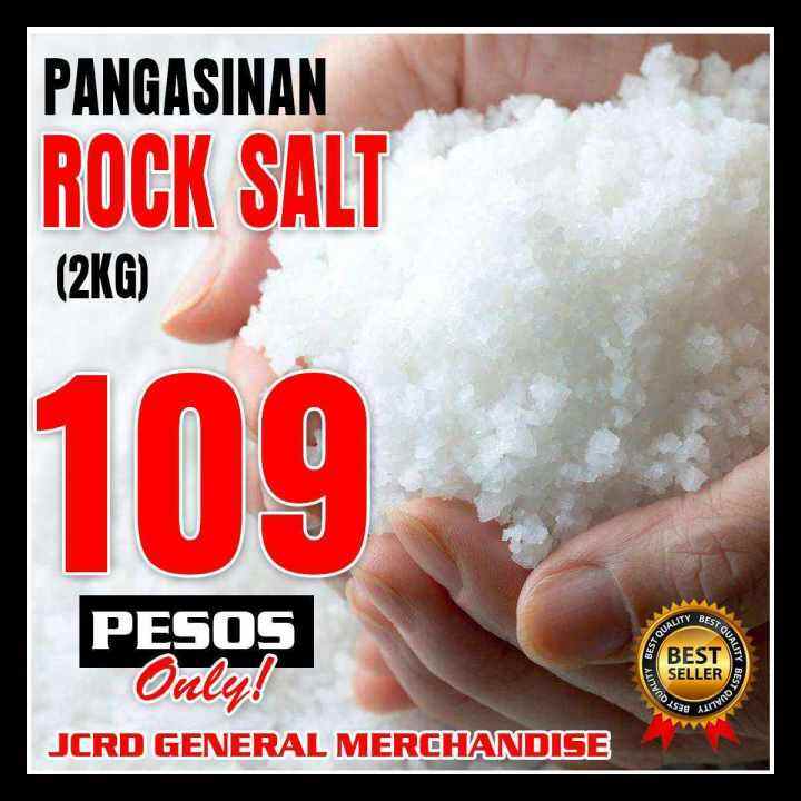 Rock Salt 2kg sea salt for cooking Lazada PH