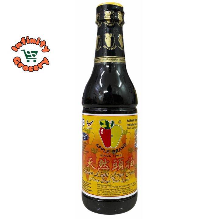 天然头抽 Apple Brand Golden Light Soya Sauce 700g Lazada