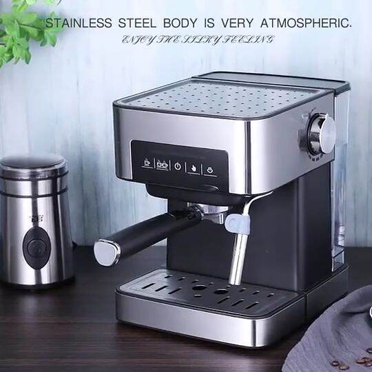 half automatic coffee machine