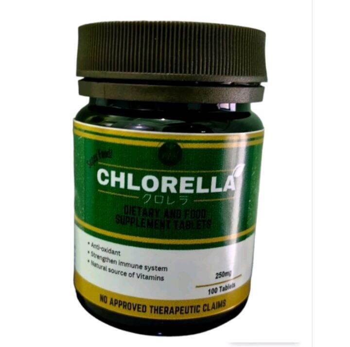 Chlorella food supplement (250mg/100tablets) | Lazada PH