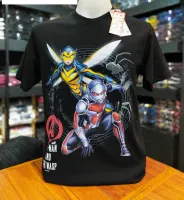 เสื้อMarvel ลิขสิทธิ์แท้ ลาย Ant Man สีดำ (MVX-376)