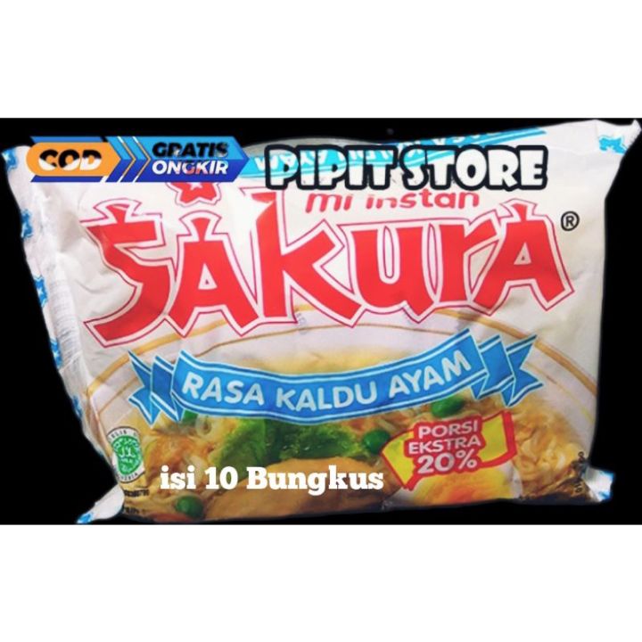 Mie Sakura Kuah Kaldu Ayam 10bungkus Lazada Indonesia