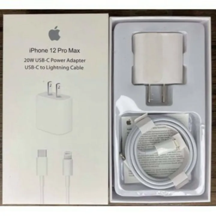 20w USBC Power Adapter USBC to lightning cable 12 promax charger