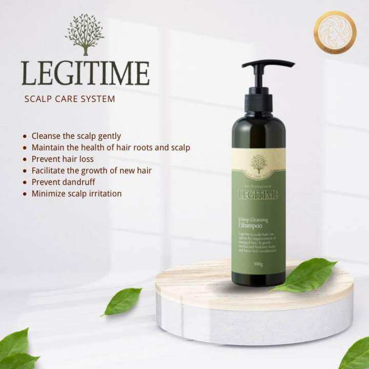 [Korea] Legitime Deep Cleansing Shampoo for Oily Scalp Lazada