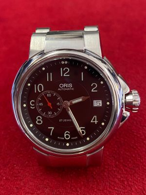 ORIS Automatic 27 Jewels ตัวเรือนสแตนเลส นาฬิกาผู้ชาย มือสองของแท้