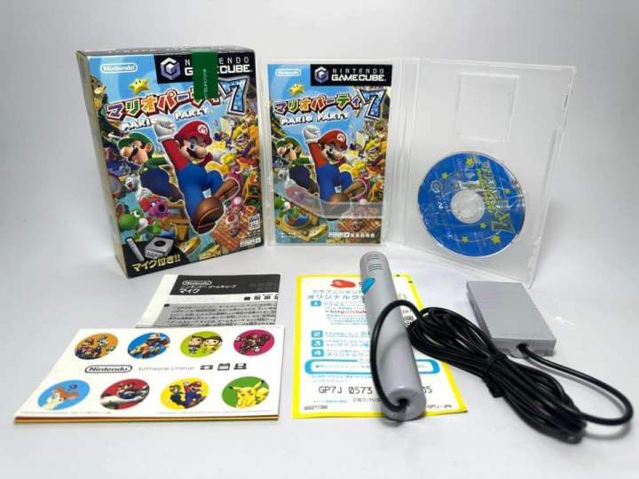 แผ่น-nintendo-gamecube-japan-mario-party-7-microphone-boxset