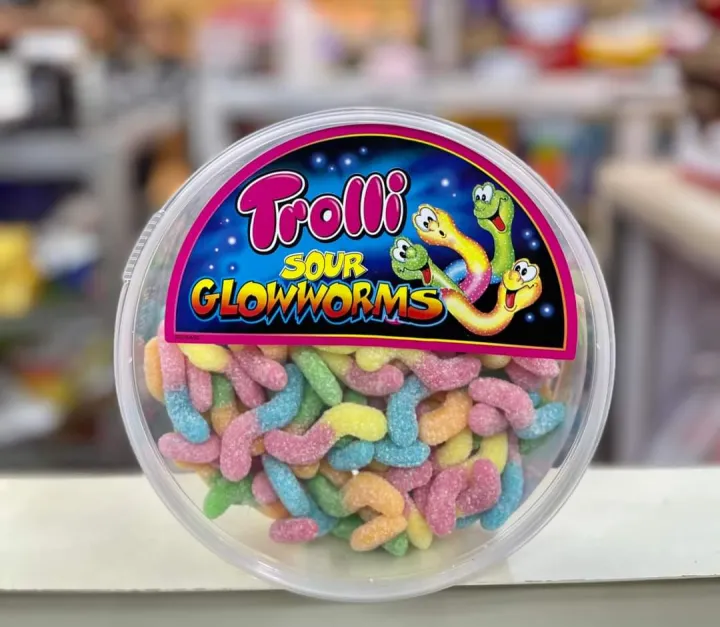 Trolli Sour Glow Worms Classic Bears In Tub 500g Lazada Ph