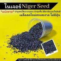 แบ่งขาย*เมล็ดไนเจอร์(Niger seed)witte melon ช่วยบำรุงขน เหมาะกับนกทุกสายพันธุ์เมล็ดสะอาด ใหม่ไร้ฝุ่น