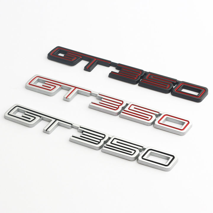 Untuk Baru Ford Mustang Shelby Gt Gt Huruf Logo Belakang Emblem Bagasi Sisi Stiker D