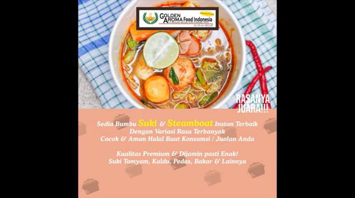 Bumbu Suki Instan Tomyam 1kg Steamboat Shabu Hotpot Rasa Tomyum Seafood