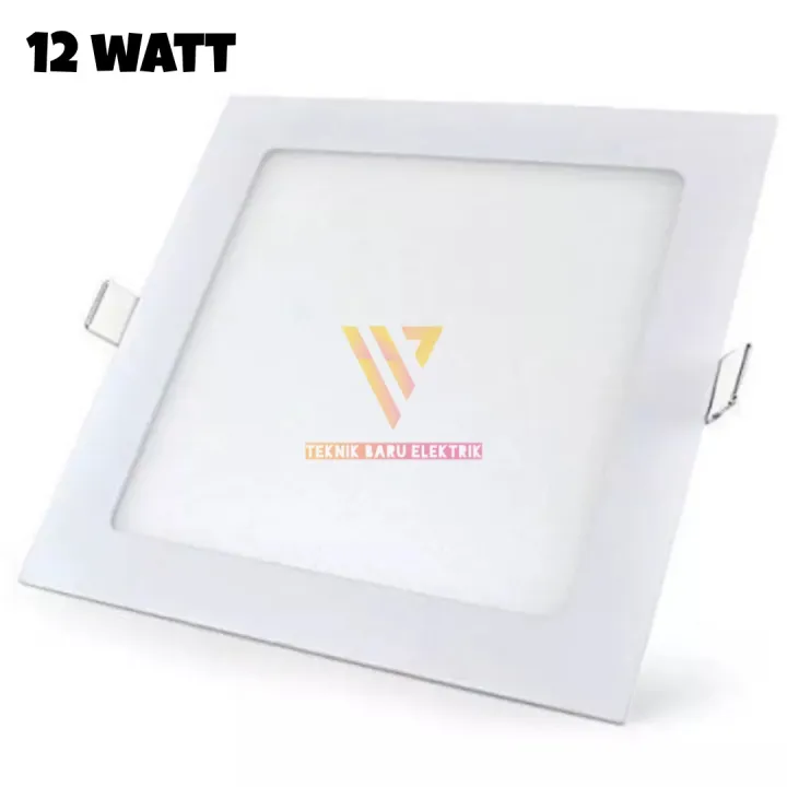 Lampu Downlight LED 12W Kotak Panel Inbow 12 Watt 12Watt Square Cahaya ...