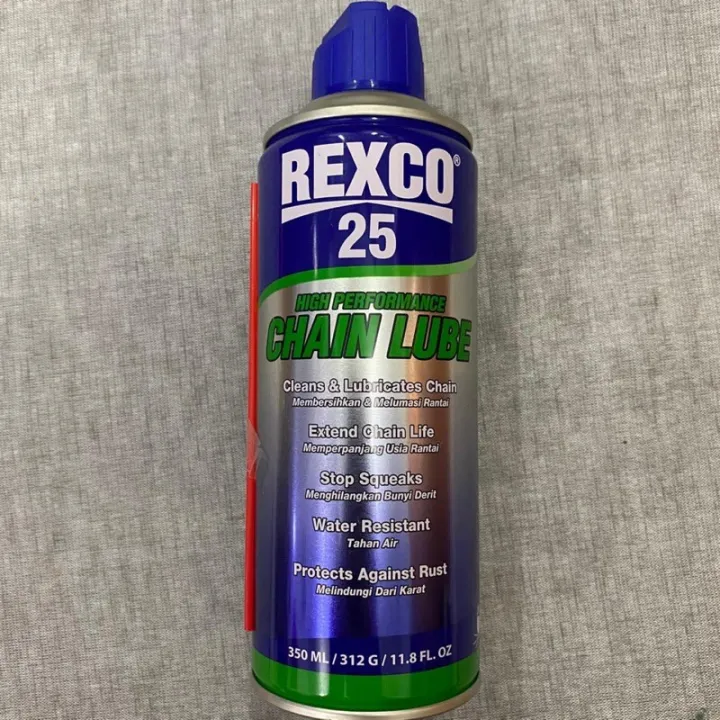 Rexco 25 High Performance CHAIN LUBE 350 ML / Pelumas Rantai Chain ...