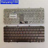 Keyboard คีย์บอร์ดโน๊ตบุ๊ค​ ใช้ก้บ HP Pavilion DV3 DV3-1000 DV3Z DV3Z-1000 สีน้ำตาล ภาษาไทย-อังกฤษ