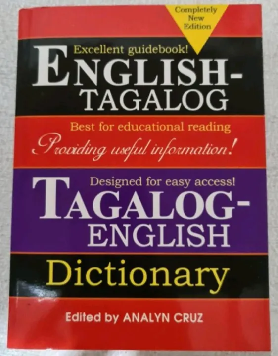 English Tagalog Dictionary Lazada PH