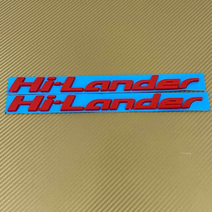 โลโก-hi-lander-ติด-isuzu-ออนิว-ปี-12-19-สีแดง-ขนาด-2-8-x-28-8-cm-ราคาต่อคู่