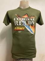 เสื้อยืด แนวทหาร U.S ARMY สไตล์วินเทจ