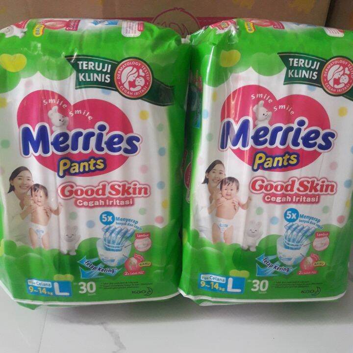 Merries pants good skin ukuran L30 | Lazada Indonesia