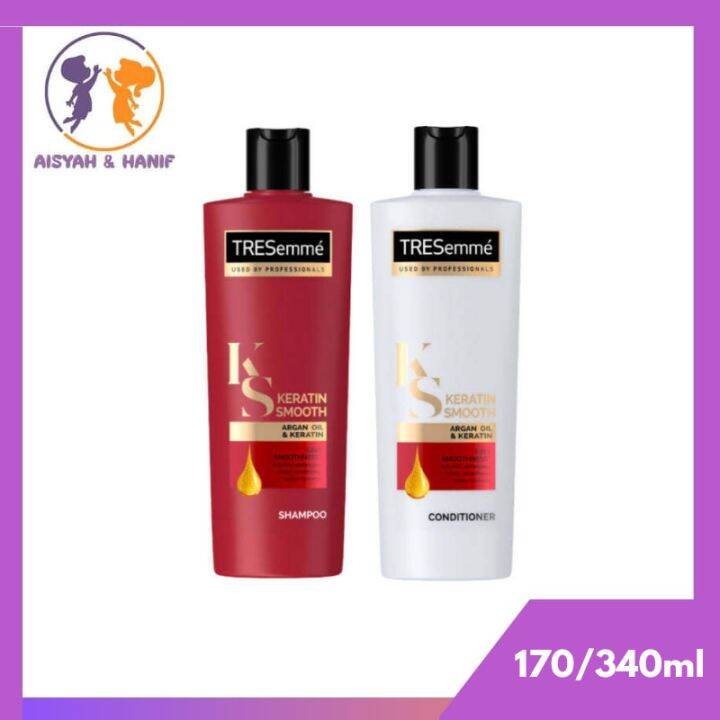 Tresemme Shampoo Keratin Smooth Conditioner 170ml 340ml Rambut Lembut