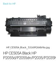 ตลับหมึกโทนเนอร์ HP CE505A ดำ  (ชนิดเทียบเท่า คุณภาพเกรด A)