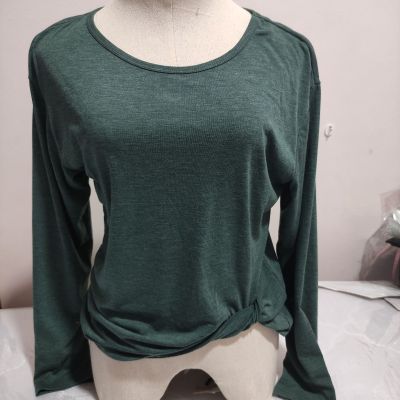 เสื้อยืดแขนยาว ผูกเอว Size M อก36-38