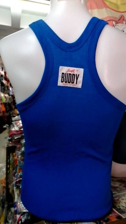 เสื้อกล้ามบัดดี้-เสื้อกล้ามลูกฟูก-buddy-เนื้อนิ่มใส่สบาย-สีสันสวยงาม